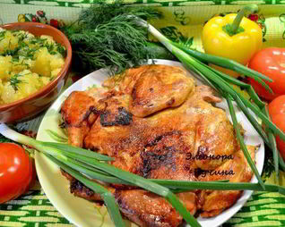 Готовим цыпленка табака