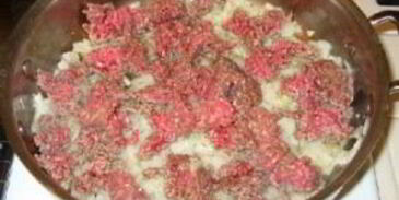 говядина с жареным рисом по-итальянски