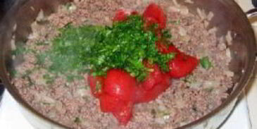 говядина с жареным рисом по-итальянски