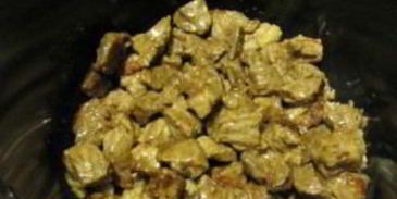 говядина, тушеная с фасолью