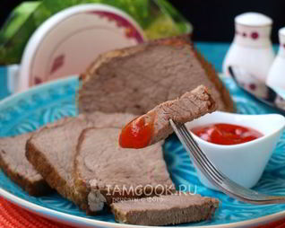 Говядина, запеченная в духовке куском