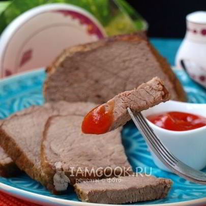 Говядина, запеченная в духовке куском