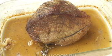 говядина, запеченная в духовке куском