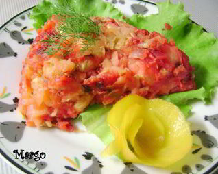 Индейка со свекольным хэшем