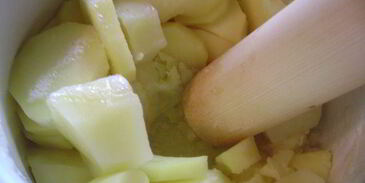 индейка со свекольным хэшем