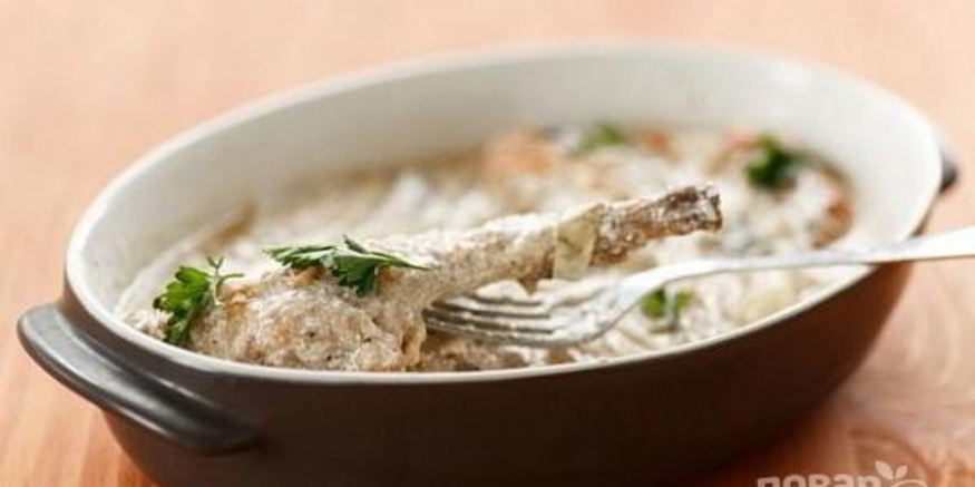 Рецепт кролика в сметане в мультиварке