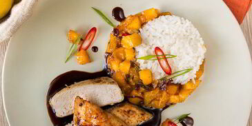 куриное филе с манговым чатни