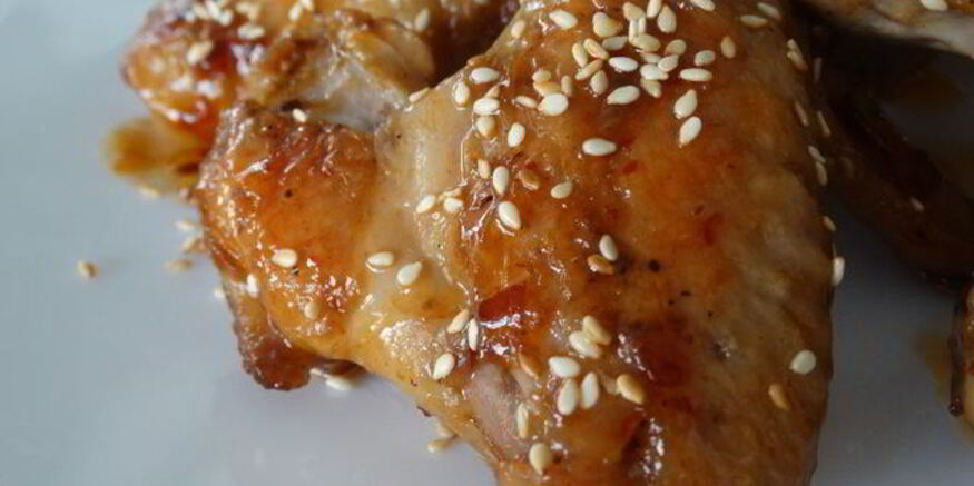 Рецепт куриных крыльев в остро-сладкой глазури