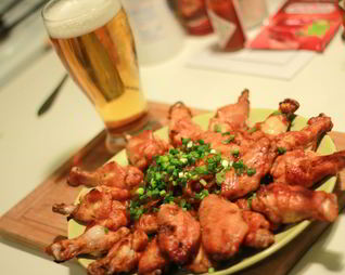 Куриные крылышки к пиву