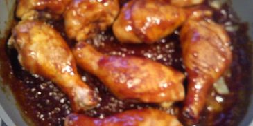 куриные ножки в кисло-сладком соусе