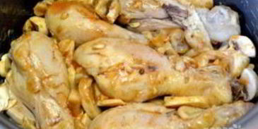 куриные ножки, запеченные в мультиварке