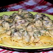 Рецепт Куриных сердечек в сырном соусе