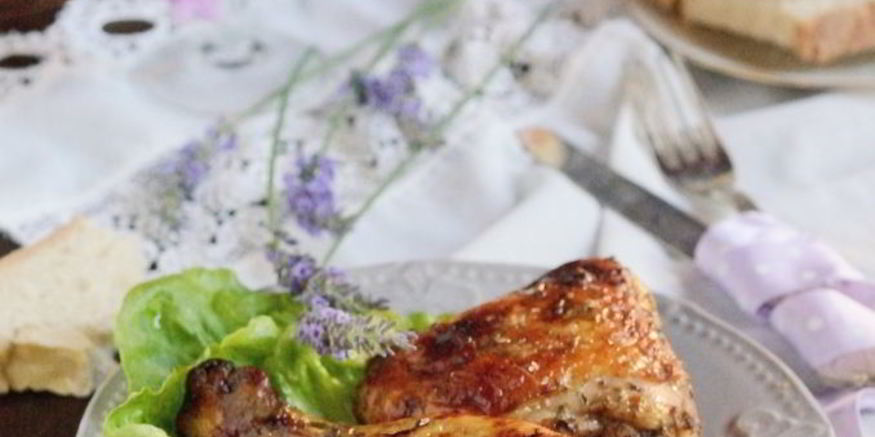 Рецепт курицы с лимоном и лавандой