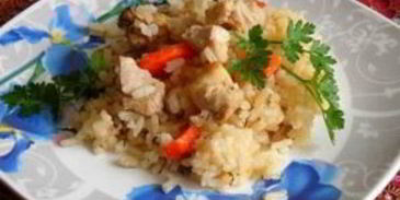 курица с рисом в горшочке