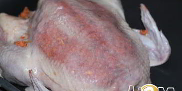 курочка фаршированная ароматным маслом