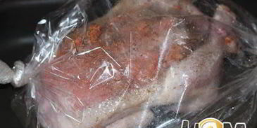 курочка фаршированная ароматным маслом