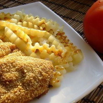 Ромштекс с жареным картофелем