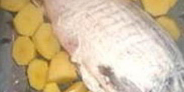 сазан, фаршированный икрой и сухарями