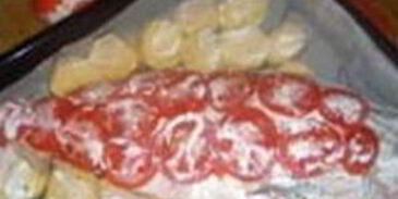 сазан, фаршированный икрой и сухарями