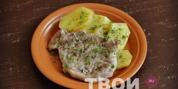 свинина в фольге