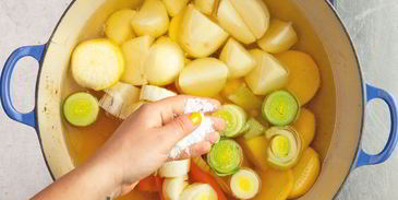 томленая баранина с овощами