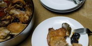 утка с черносливом