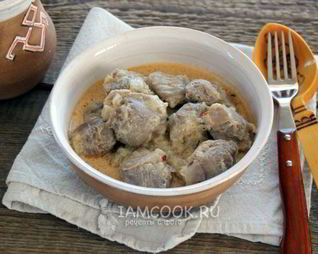 Желудки индейки в мультиварке