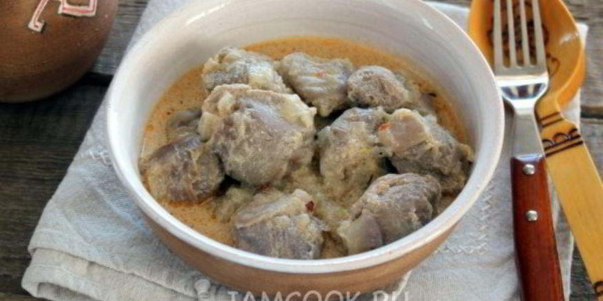 Рецепт желудков индейки в мультиварке