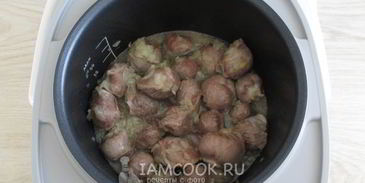 желудки индейки в мультиварке