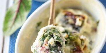 ньокки с мангольдом