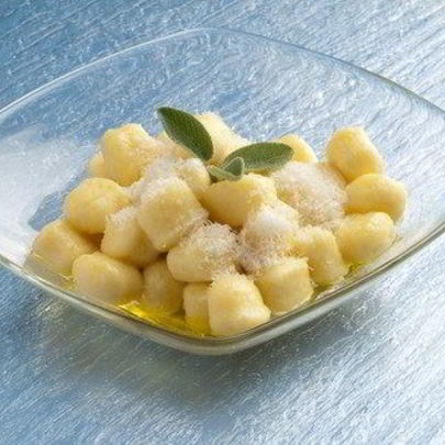 Ньокки с пармезаном и рукколой