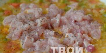 баклажаны с курицей