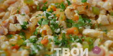 баклажаны с курицей