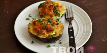 баклажаны с курицей