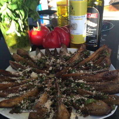 Баклажаны с мятой по-сицилийски