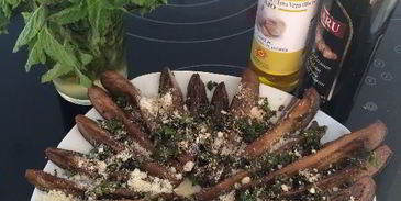 баклажаны с мятой по-сицилийски