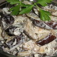 Рецепт Баклажанов в сметане