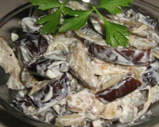 Баклажаны в сметане