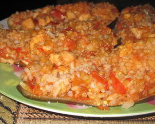 Фаршированные баклажаны