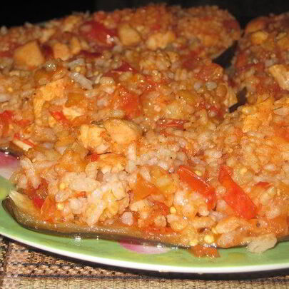 Фаршированные баклажаны