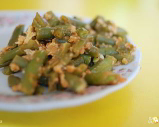 Фасоль в панировке