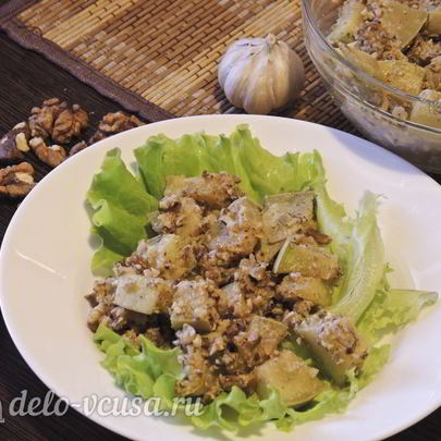 Кабачки с орехами