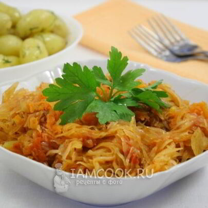 Капуста тушеная в мультиварке