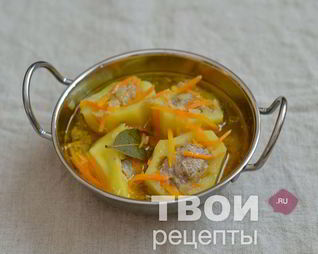 Картофель, фаршированный фаршем