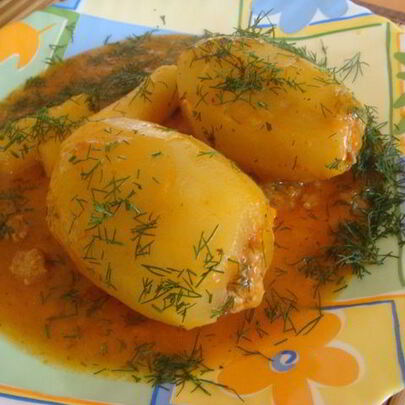 Картофель фаршированный