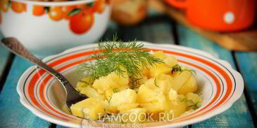 картофель тушеный в мультиварке