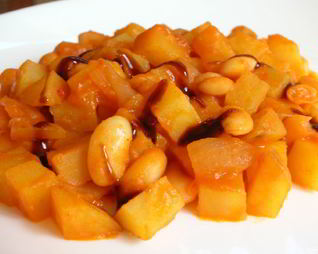 Картошка с фасолью