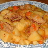 Рецепт Картошки тушеной с мясом и томатами