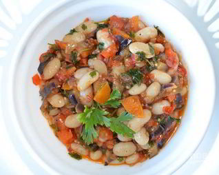 Лобио из белой фасоли