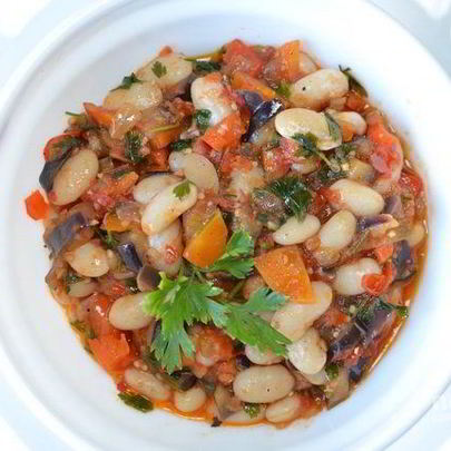 Лобио из белой фасоли